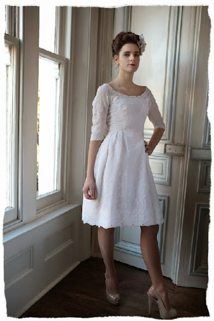 Original vintage wedding dress, c. HVB vintage wedding blog 2013