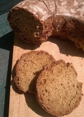 honey, caraway & beer bread - an easy wholemeal soda bread recipe