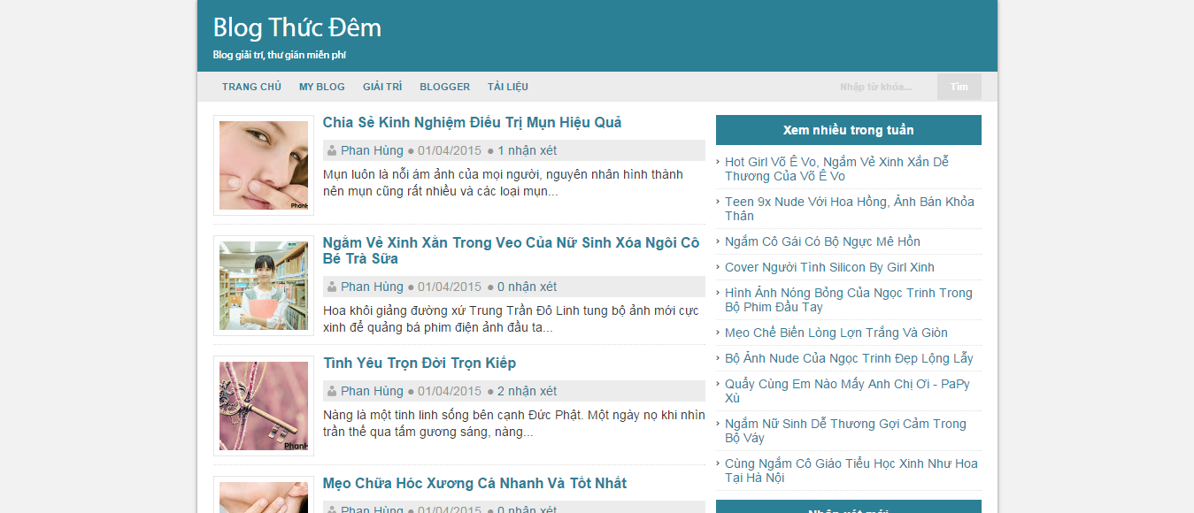 HPLog Blogger Template - Giao diện responsive chuẩn SEO