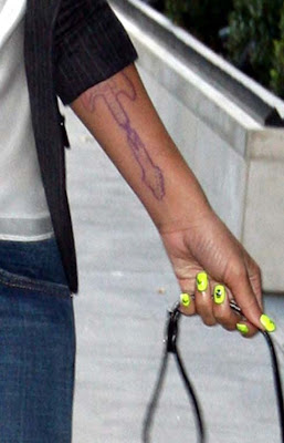Rihanna's tattoo on her hand