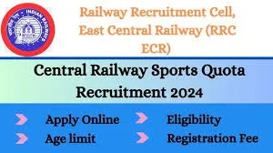 East Central Railway Sports Quota Recruitment 2024