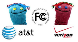 AT&T & Verizon puppet show FCC