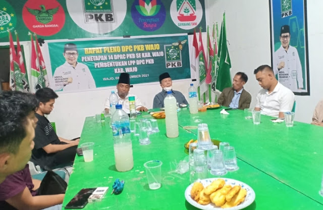 Rapat pleno LPP DPC PKB Wajo dan Launching Program Rabu 8/9/2021.