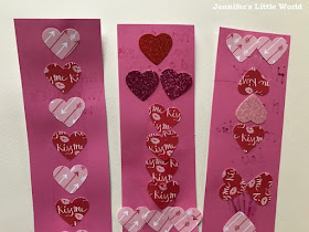 How to make Valentine's Day keepsake bookmarks craft