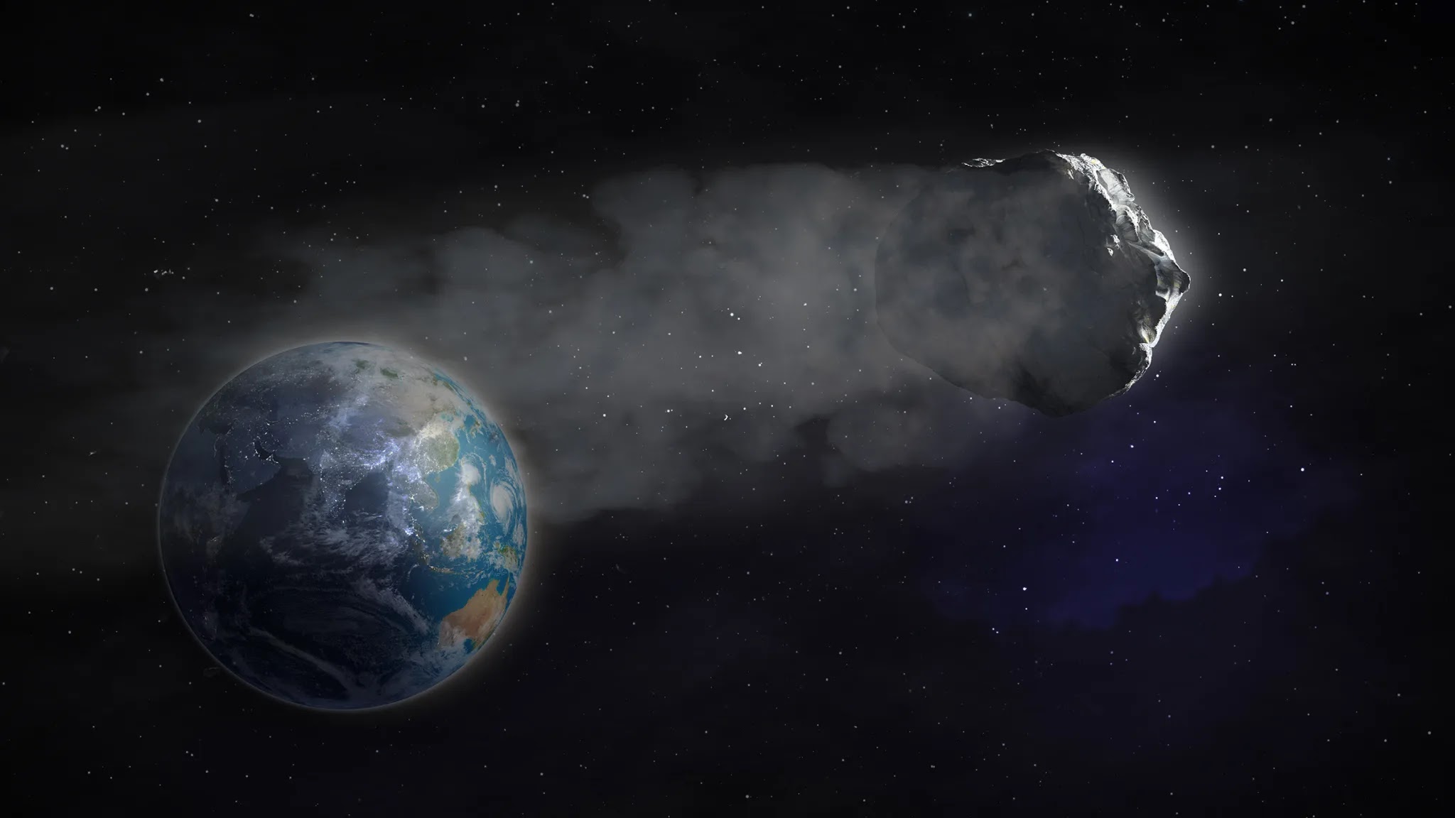 bumi asteroid awan