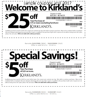 Kirklands coupons april