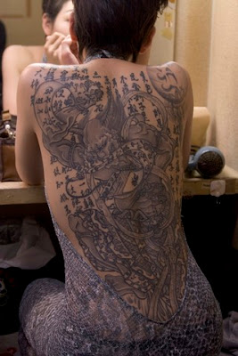 Japanese Tattoo Body With Sexy Girl Models