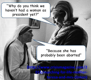 http://www.crisismagazine.com/2016/marching-for-life-mother-teresa-and-mrs-clinton