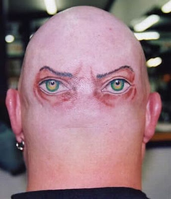 Bald Head Tattoos