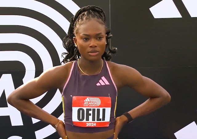 Favour Ofili Sets New African Record in Women's 150m Straight at Adidas Atlanta City Games