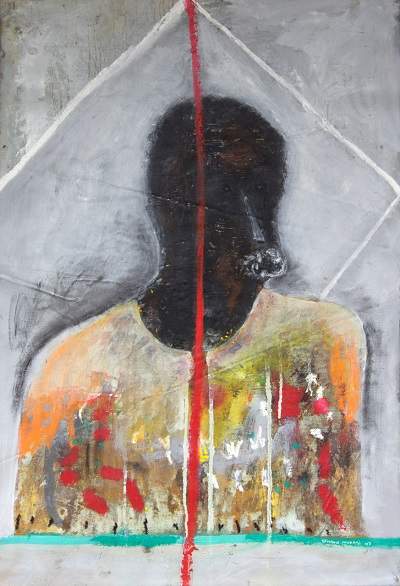 "Untitled" por Shabu Mwangi | imagenes de obras de arte contemporaneo, pinturas tristes | sad art