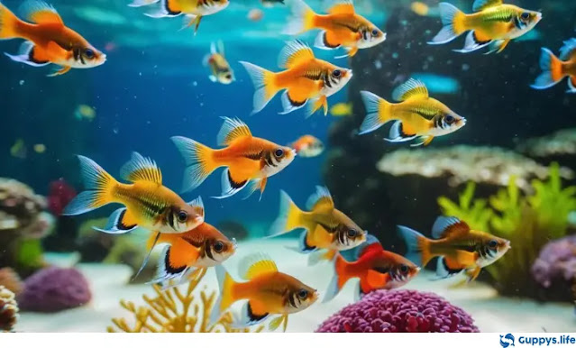 can cherry barbs live with guppies