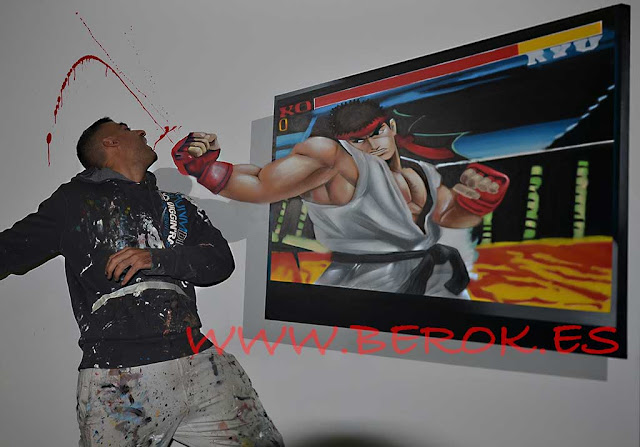 graffitis 3d ryu street fighter