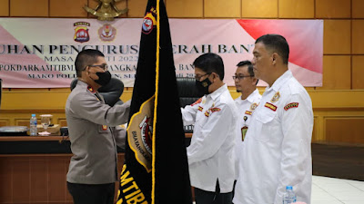 Polda Banten Gelar Pelantikan dan Pengukuhan Pengurus Pokdarkamtibmas Bhayangkara