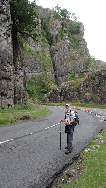 My friend Mike on my Land's End to John O'Groats hike 2018