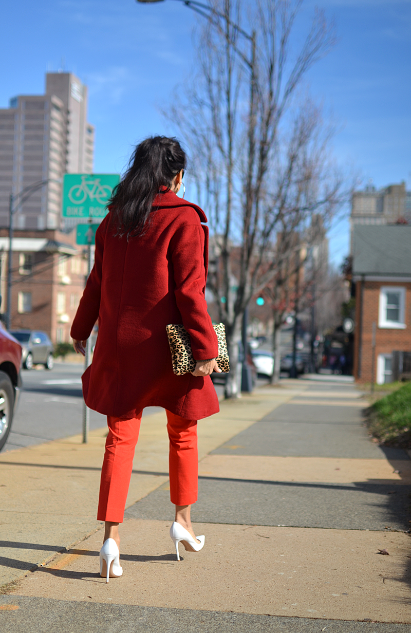Red and orange street style 