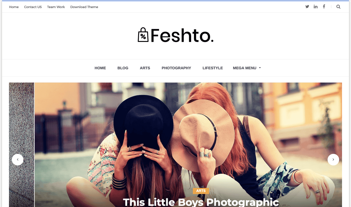 Feshto v1.0 - Responsive Photography Blogger Template