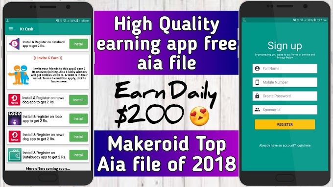 2020 New Earning Offer-wall App For Kudolar | Admob Aia File for Kodular