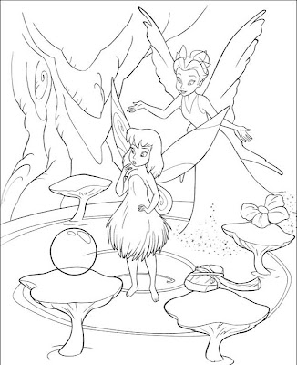 Tinkerbell Coloring Sheets on Tinkerbell Coloring Page 1   Coloring
