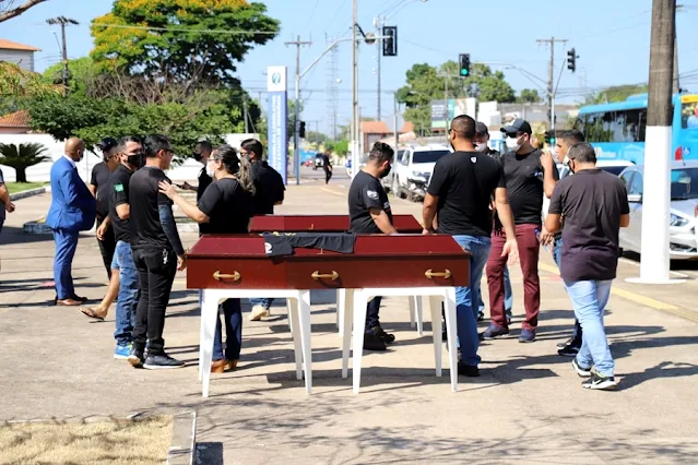 Policiais Penais de Rondônia realizam manifestação em frente a ALE/RO; Veja fotos