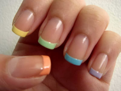 Colourful nail art idea, So simple!