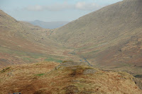 The Duddon Valley looking up to Wrynose Pass