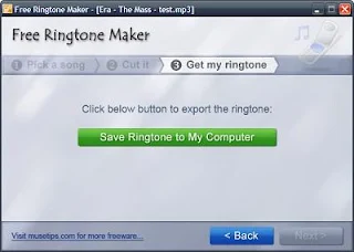 البرنامج المجانى Free Ringtone Maker Portable 2.4.0.2881 لعمل النغمات
