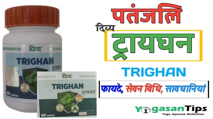 दिव्य ट्रायघन के फ़ायफे तथा सेवन विधि || Patanjali Divya Trighan in Hindi