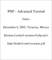 PHP Tutorial, pdf tutorial free download