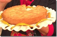 Torta alla ricotta con lemon curd