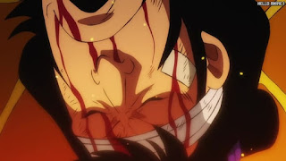 ワンピース アニメ 1073話 錦えもん | ONE PIECE Episode 1073