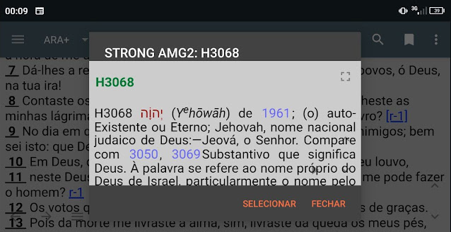 dicionario strong no celular mysword