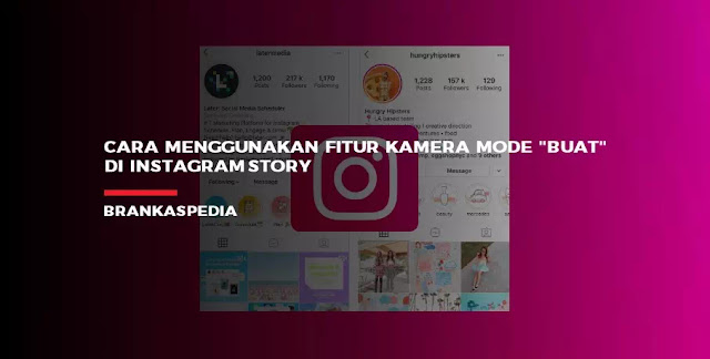 Menggunakan Kamera Mode Buat Baru Instagram Story