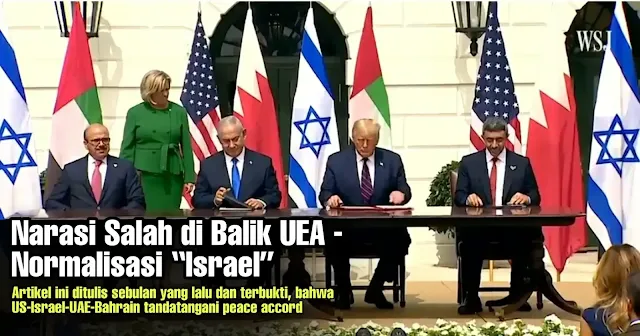 US-Israel-UAE-Bahrain tandatangani peace accord