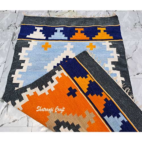 New design in Rangpur Satranji (3'x5' feet) floormat শতরঞ্জি ডিজাইন SCEx-15201