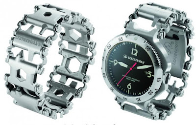 Leatherman Tread Tempo "The Timepiece", AWESOME With A Watch At Wearable Bracelet MultiTool