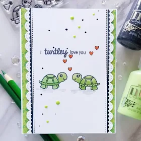 Sunny Studio Stamps: Turtley Awesome Customer Card Share by Ana A