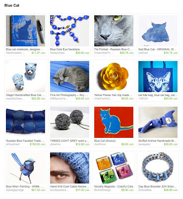 handmade blue cat gift ideas