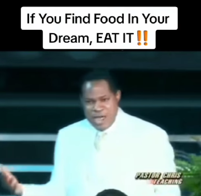 WHAT TO DO WHEN YOU ARE GIVEN FOOD TO EAT IN THE DREAM_ Pst Chris Oyakhilome