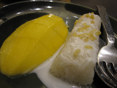 Bangkok, Nara Thai Cuisine, mango sticky rice