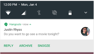 Notifications Android N