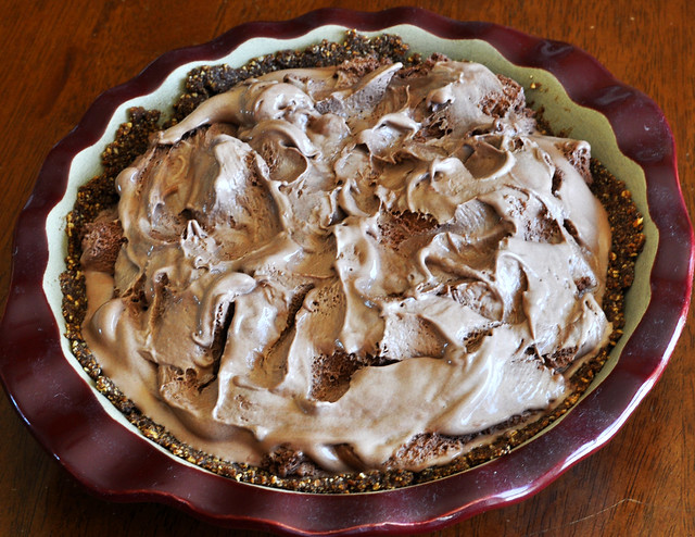 Image: Chocolate Ice Cream Pie With Almond Crust, by Carissa Rogers on Flickr