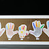 hand print turkey family