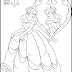 Baby Princess Belle Coloring Pages