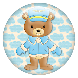 Bear Fliying Clip Art.  