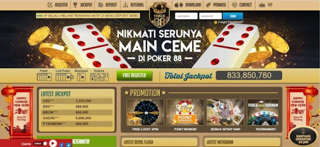 Pelayanan poker88 asia online sudah tidak perlu di ragukan