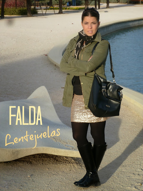 falda lentejuelas