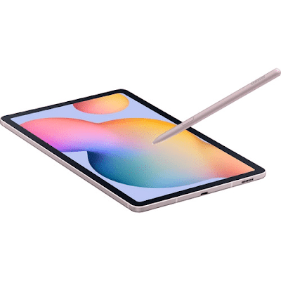 The Galaxy Tab S6 Lite computer appears in American stores