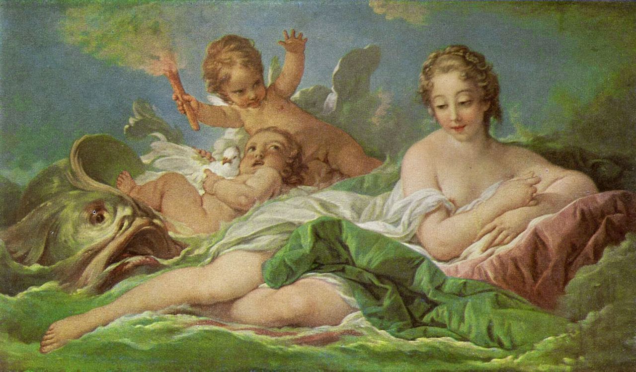 François Boucher, La Naissance de Vénus (1754) 