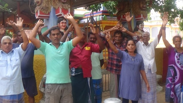  மில்கோ பால் சேகரிப்பு நிறுவனத்தை தனியாருக்கு வழங்க வேண்டாம் பால் கொள்கலன்களுடன் பண்ணையார்கள் ஆர்ப்பாட்டம்.